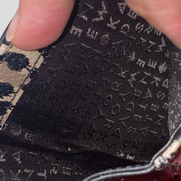 NWOT Kate Spade bi-fold wallet.Grove Street Leopard print. Black / Brown - Picture 11 of 16